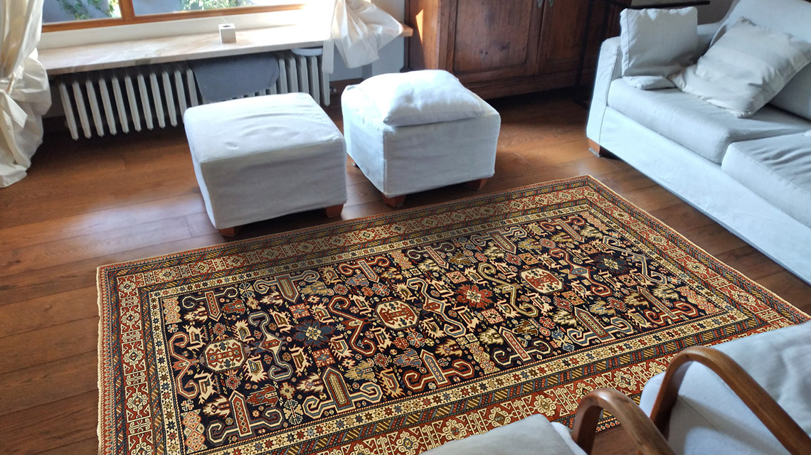 morandi tappeti esempio di tappeto ambientato