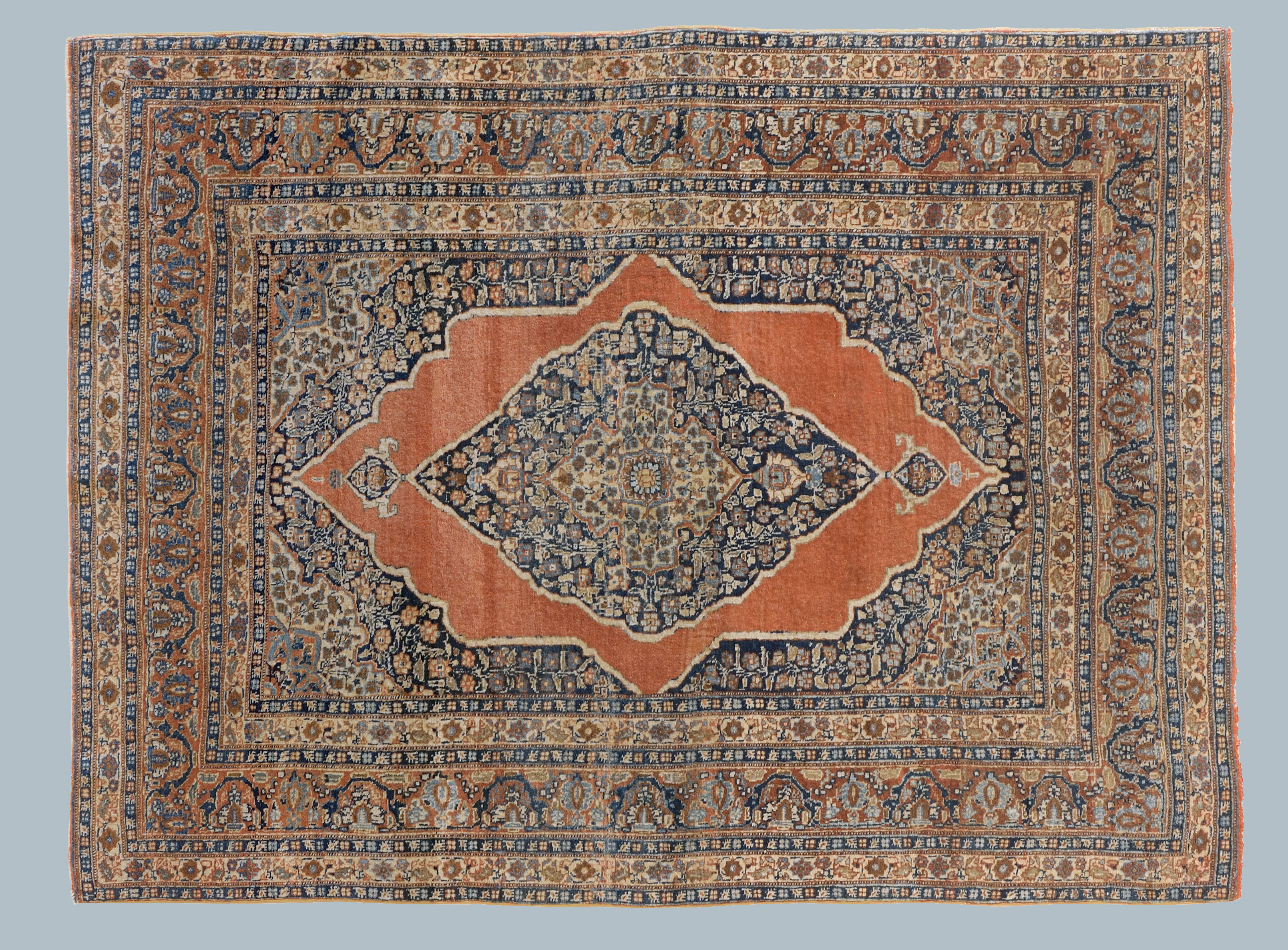 Tappeto Tabriz Hajji Jalili cm 124 x 168